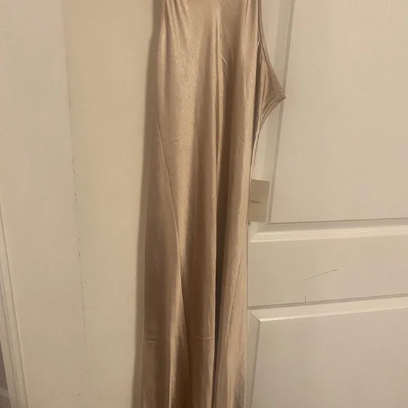 white christmas dresses Shelby Satin Maxi Dress main image 1